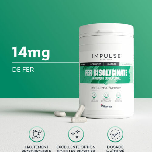 Fer Bisglycinate Impulse Nutrition - 60 gélules — Impulse Nutrition