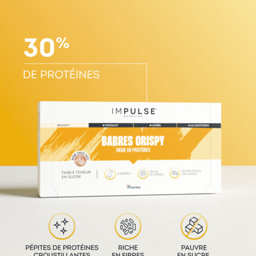 Barres Protéinées Crispy Chocolat Coco Impulse Nutrition - x4 — Impulse Nutrition