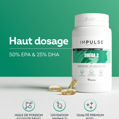 Oméga 3 Epax Impulse Nutrition - 60 capsules — Impulse Nutrition