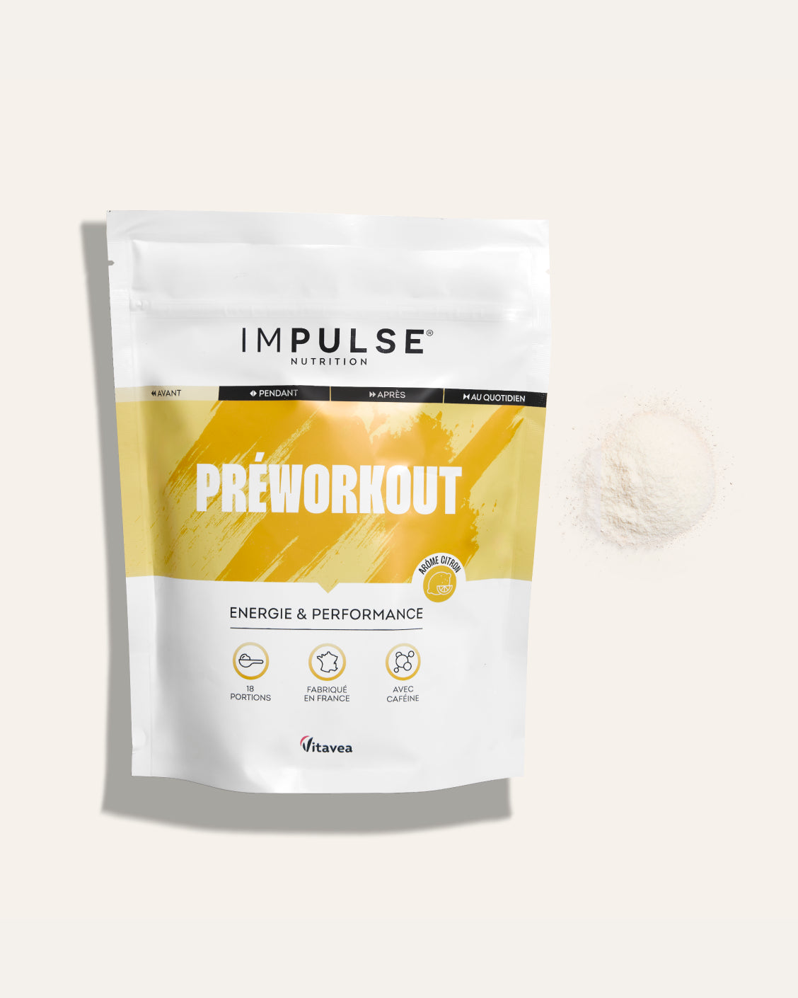 Pre-workout citron Impulse Nutrition