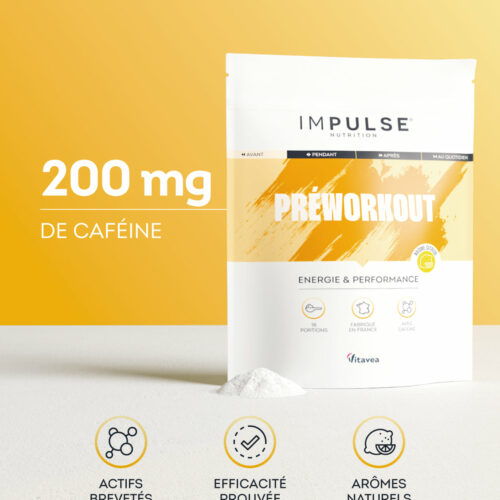 Preworkout Citron Impulse Nutrition - 350 g — Impulse Nutrition