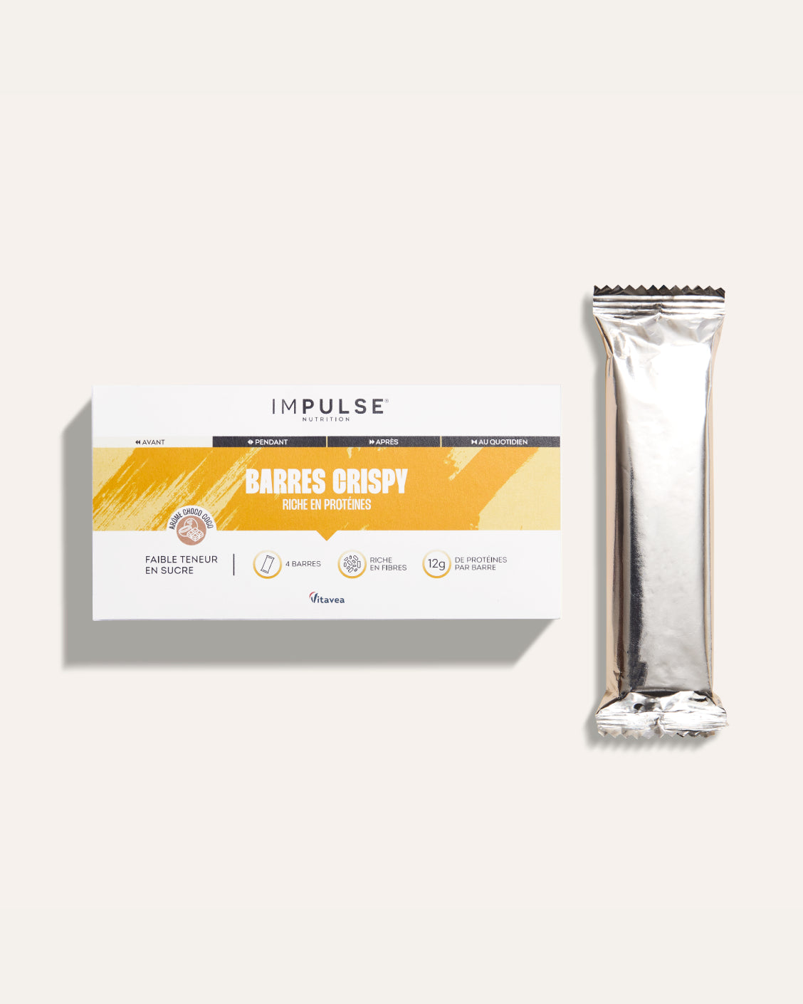 Barres protéinées choco-coco Impulse Nutrition