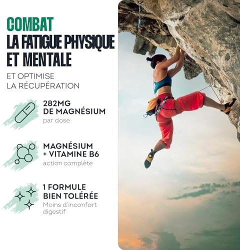 Magnésium Bisglycinate Impulse Nutrition — 60 gélules, Vitamine B6