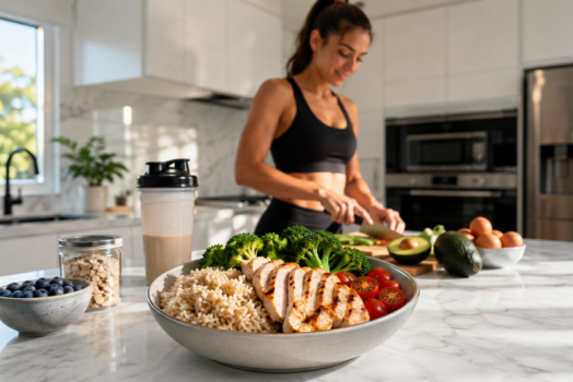 Menu fitness femme : notre plan alimentaire complet sur 7 jours pour tonifier